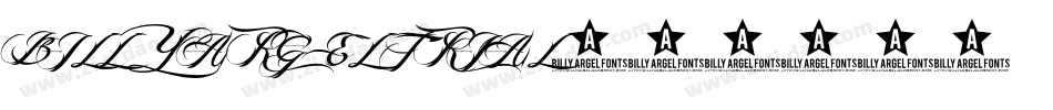 BILLY ARGEL TRIAL字体转换